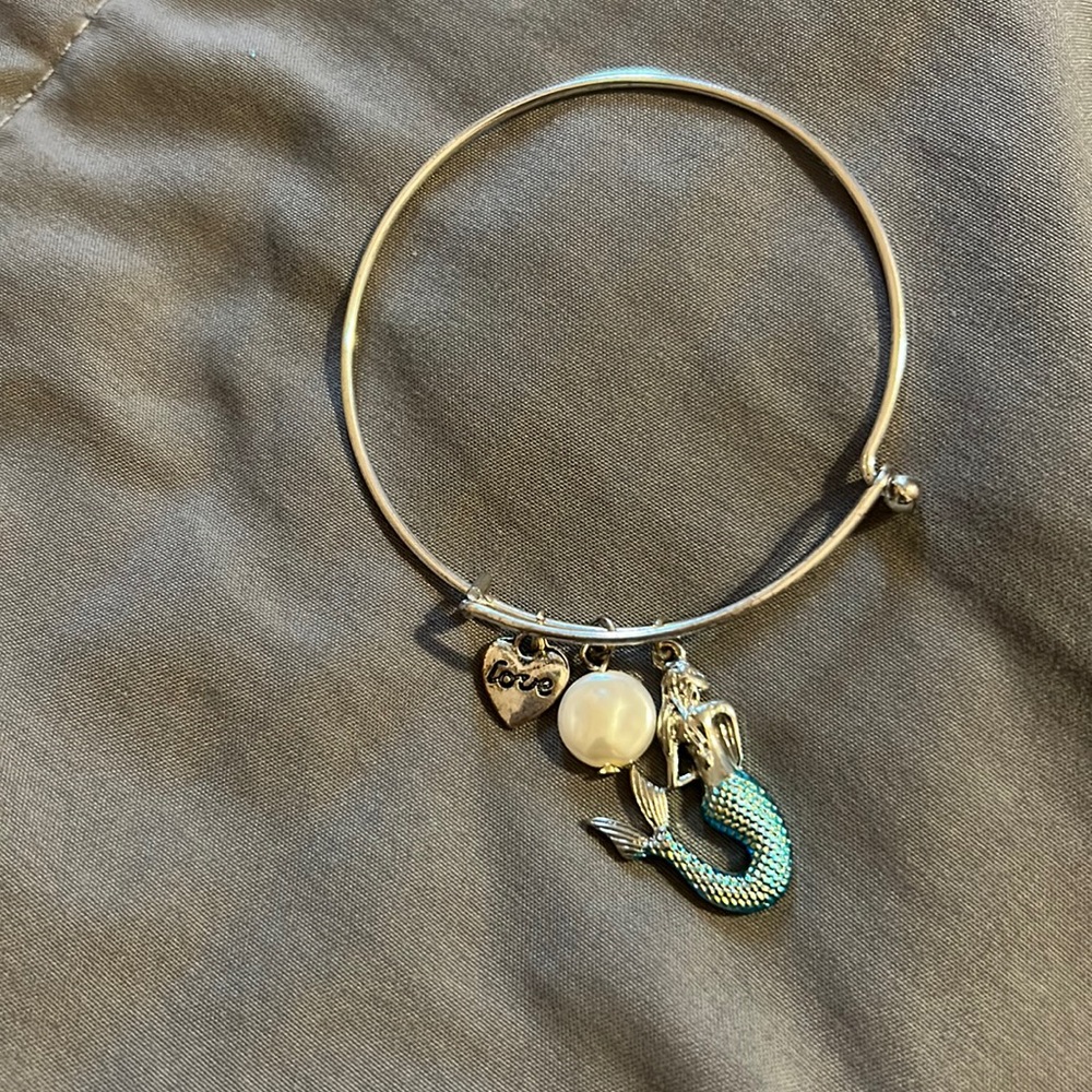 Mermaid charm bracelet